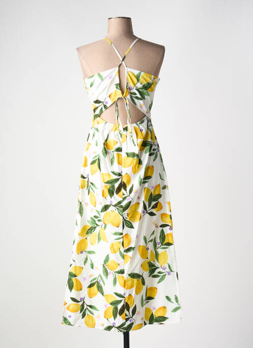 Robe mi-longue blanc GRACE & MILA pour femme