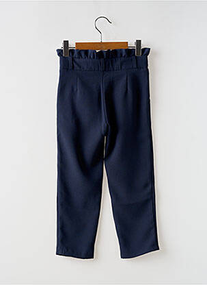 Pantalon droit poches taille ajustable bleu IKKS fille
