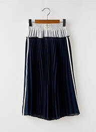 Jupe longue coupe droite bleu IKKS fille