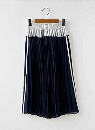 Jupe longue coupe droite bleu IKKS fille
