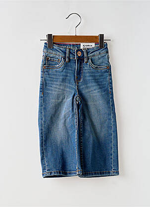 Jeans coupe droite taille normale taille ajustable bleu GARCIA fille
