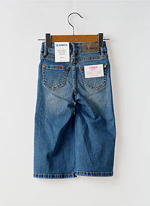 Jeans coupe droite taille normale taille ajustable bleu GARCIA fille