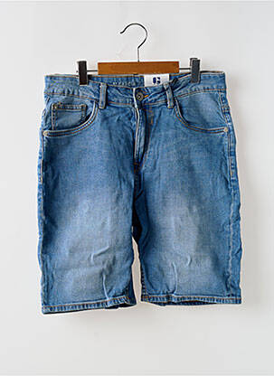 Short stretch taille ajustable bleu GARCIA garcon