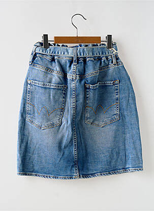 Jupe mi-longue taille normale bleu LE TEMPS DES CERISES fille
