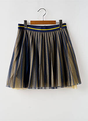 Jupe courte tissage tulle bleu IKKS fille
