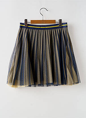 Jupe courte tissage tulle bleu IKKS fille