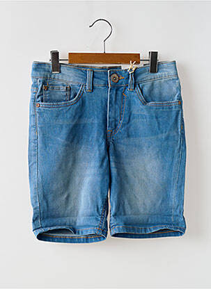 Bermuda stretch taille ajustable bleu GARCIA fille