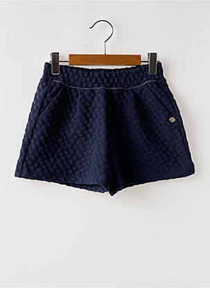 Short stretch taille élastique bleu IKKS fille