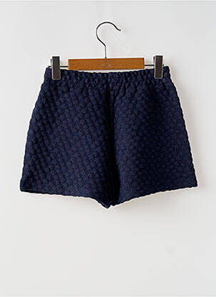Short stretch taille élastique bleu IKKS fille