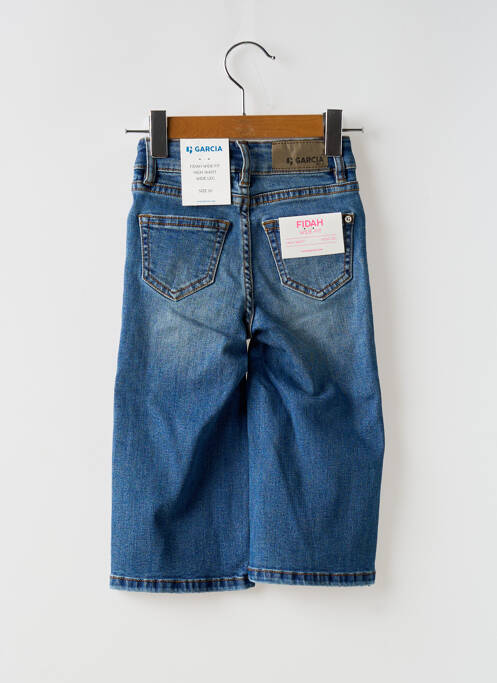 Jeans coupe droite taille normale taille ajustable bleu GARCIA fille