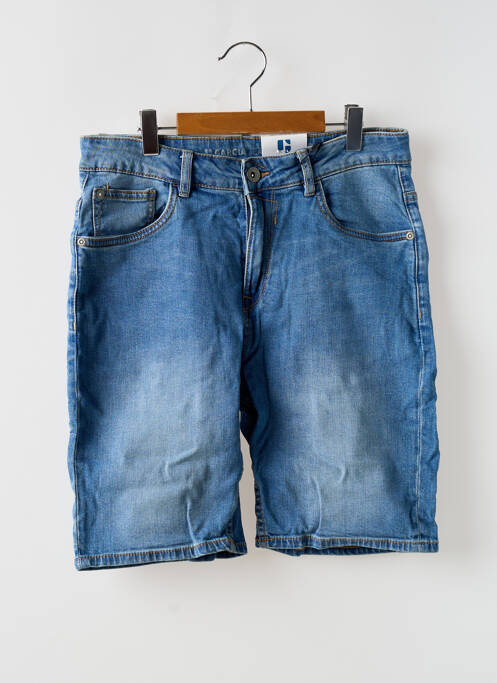 Short stretch taille ajustable bleu GARCIA garcon