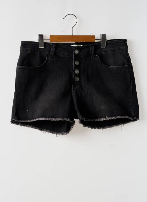 Short tissage denim taille normale noir IKKS femme