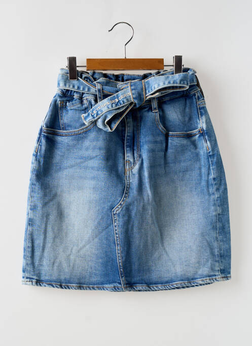 Jupe mi-longue bleu LE TEMPS DES CERISES pour fille