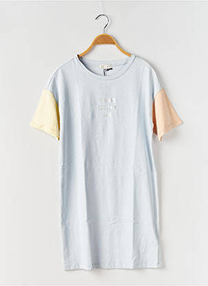 Robe mi-longue manches courtes manches courtes bleu WAY (WAY ARE YOU) BY IKKS fille