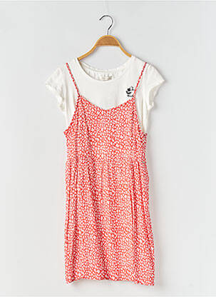 Robe mi-longue sans manche sans manche rouge WAY (WAY ARE YOU) BY IKKS fille