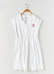 Robe mi-longue manches courtes manches courtes blanc MINI MOLLY BY MOLLY BRAKEN fille