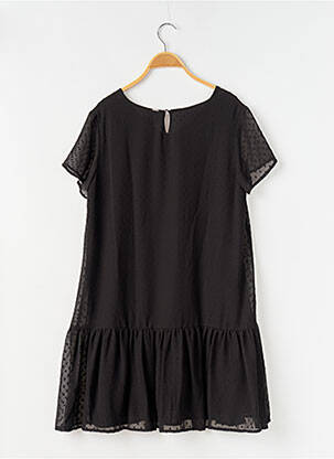 Robe mi-longue manches courtes manches courtes noir WAY (WAY ARE YOU) BY IKKS fille