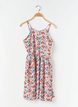 Robe mi-longue col carré fines bretelles rouge MINI MOLLY BY MOLLY BRAKEN fille