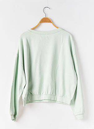 Sweat-shirt tissage jersey manches longues vert WAY (WAY ARE YOU) BY IKKS fille