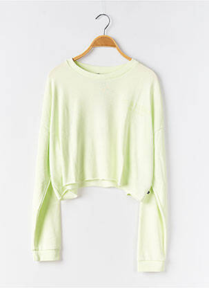 Sweat-shirt manches longues manches longues vert LE TEMPS DES CERISES fille