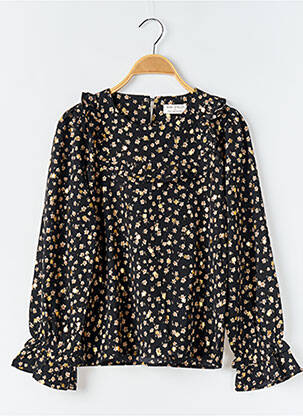 Blouse coupe fluide manches longues noir MINI MOLLY BY MOLLY BRAKEN fille
