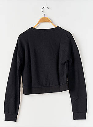 Sweat-shirt manches longues manches longues noir GUESS fille