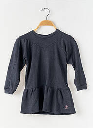 Robe mi-longue col rond manches longues bleu GARCIA fille