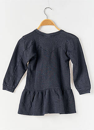 Robe mi-longue col rond manches longues bleu GARCIA fille