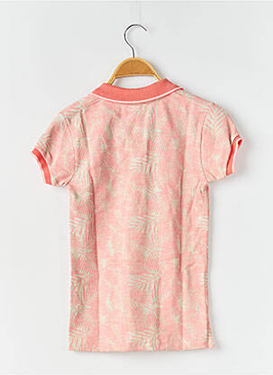 Polo stretch manches courtes orange J&JOY garcon