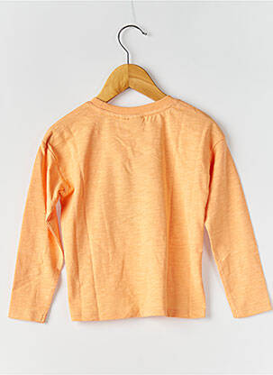 T-shirt stretch manches longues orange GARCIA fille