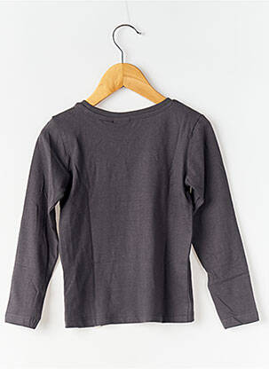 T-shirt coupe cintrée manches longues gris GARCIA fille