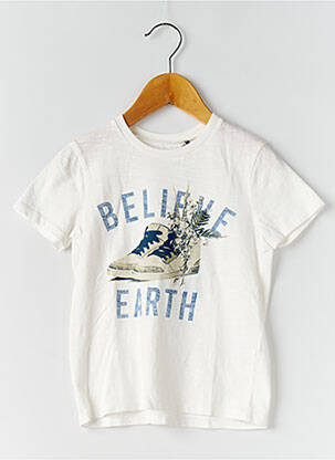 T-shirt stretch manches courtes bleu IKKS fille