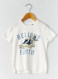 T-shirt stretch manches courtes bleu IKKS fille