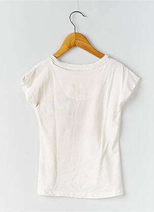 T-shirt stretch manches courtes beige J&JOY fille