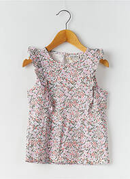 Blouse volants sans manche violet GARCIA fille