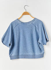 Sweat-shirt bleu LE TEMPS DES CERISES pour fille seconde vue