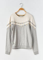 Sweat-shirt gris J&JOY pour fille seconde vue
