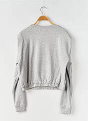 Sweat-shirt gris WAY (WAY ARE YOU) BY IKKS pour fille seconde vue