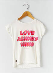 T-shirt beige J&JOY pour fille seconde vue