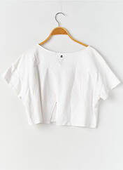 T-shirt blanc WAY (WAY ARE YOU) BY IKKS pour fille seconde vue