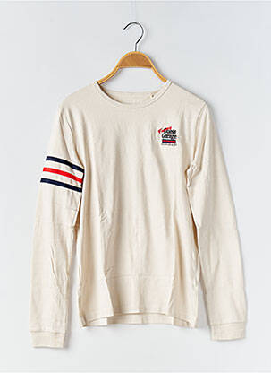 T-shirt beige GUESS pour garçon
