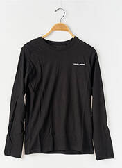 T-shirt noir TEDDY SMITH pour garçon seconde vue