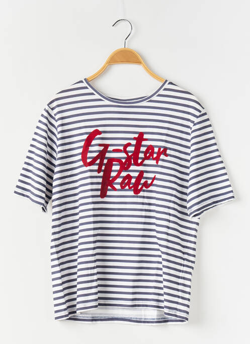 T-shirt stretch manches courtes bleu G STAR fille