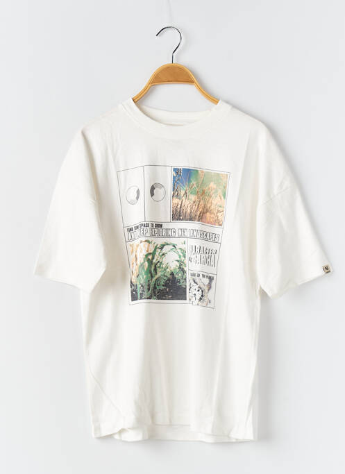 T-shirt stretch manches courtes beige GARCIA garcon