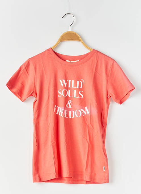 T-shirt stretch manches courtes orange GARCIA garcon