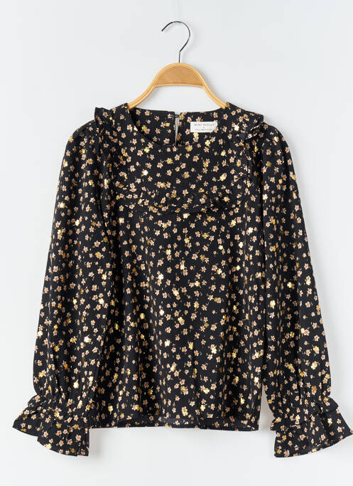 Blouse noir MINI MOLLY BY MOLLY BRAKEN pour fille