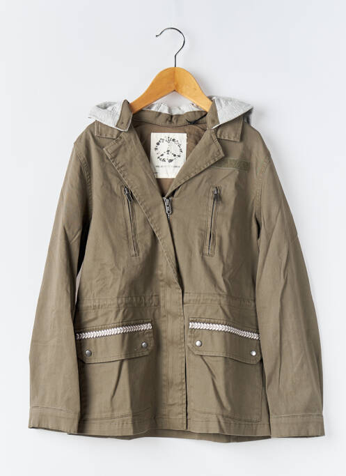 Parka vert IKKS pour fille