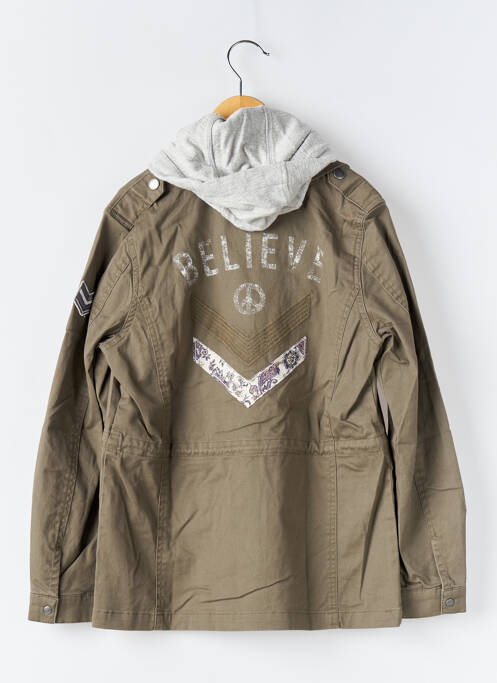 Parka vert IKKS pour fille