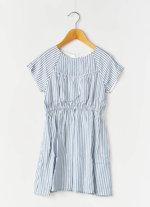 Robe mi-longue bleu IKKS pour fille
