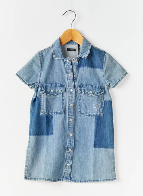 Robe mi-longue bleu IKKS pour fille